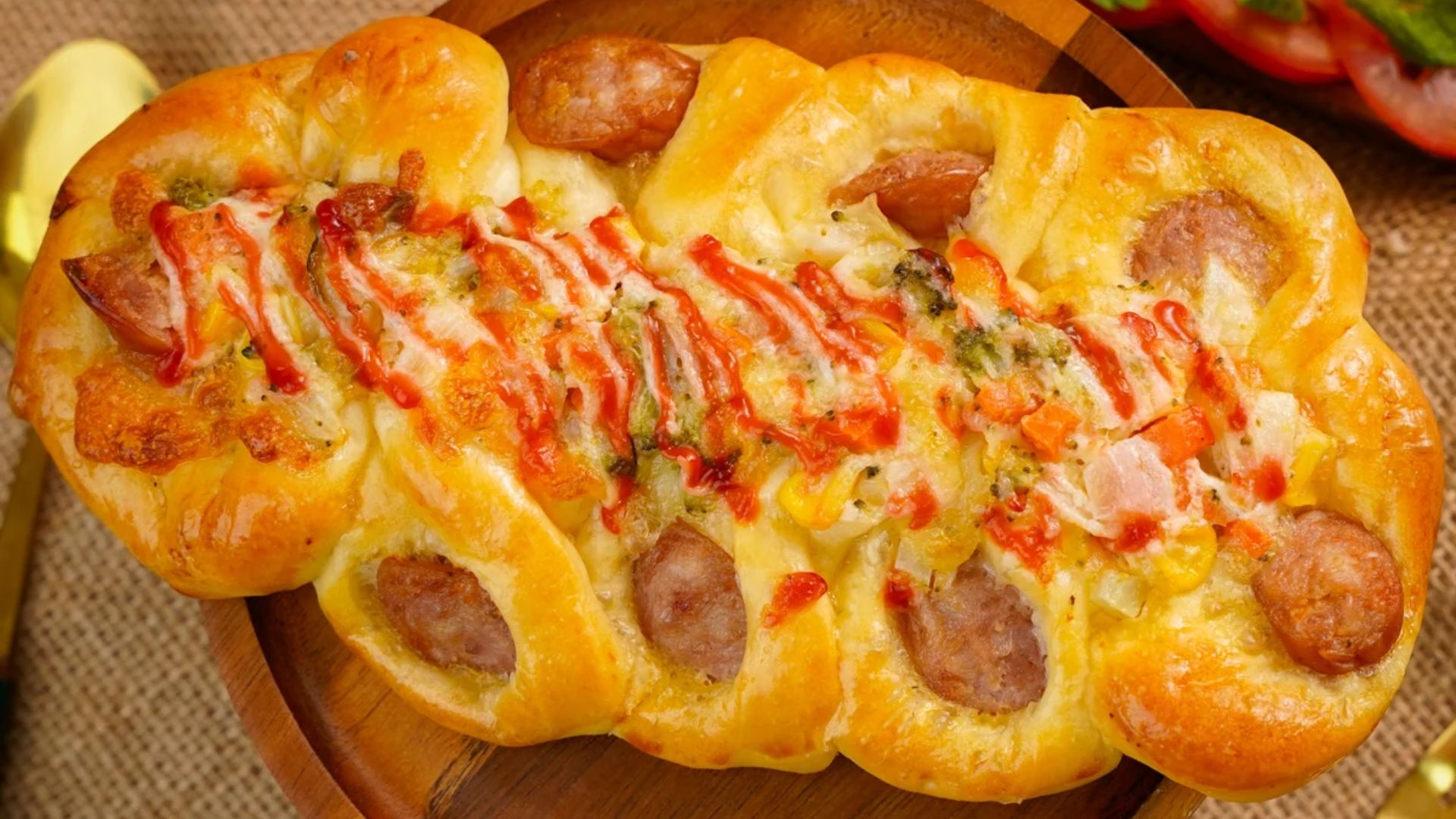 Bánh Mì Bông Lúa Xúc Xích - Image 4